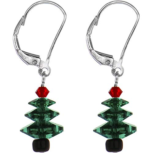 Image result for swarovski christmas tree earrings