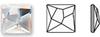 Swarovski - 2420 Asymmetric Square Flat Back Rhinestones