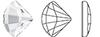 Swarovski 2714 Fan Flat Back Crystal (Rhinestone)