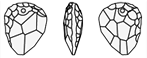 Swarovski 6190 Rock Pendants