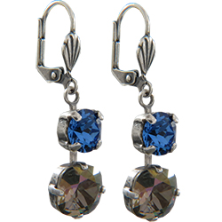 Empty Jewelry Earrings Setting for Dreamtime Crystal 1088, 4470. Pair.