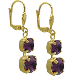 Empty Jewelry Earrings Setting for Dreamtime Crystal 1088 ss39 & ss29. Pair.