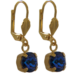 Empty Jewelry Earrings Setting for Dreamtime Crystal 1088 ss39. Pair.