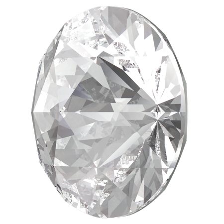 Swarovski 1401 Rose Cut Round Stone Crystal 11.8 mm
