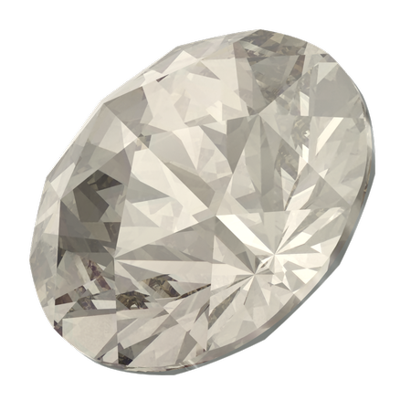 Swarovski 1401 Rose Cut Round Stone Crystal Silver Shade 8mm