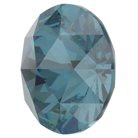 Swarovski 1401 Rose Cut Round Stone Montana 8mm