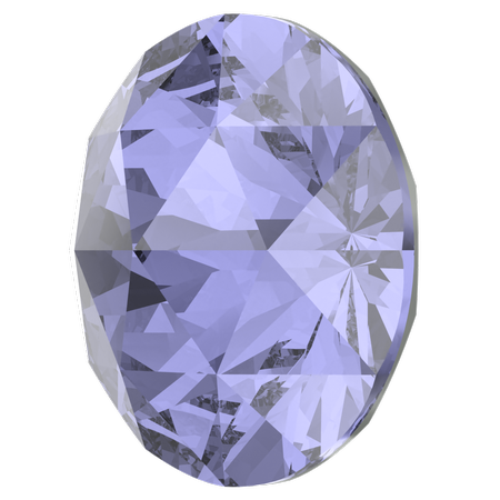 Swarovski 1401 Rose Cut Round Stone Tanzanite 8mm