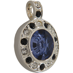 Pendant Setting for Dreamtime Crystal 1681 Round Vision Stone 16mm Silver