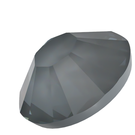 Swarovski 2038 XILION Rose Hotfix Crystal Dark Grey Ignite SS10