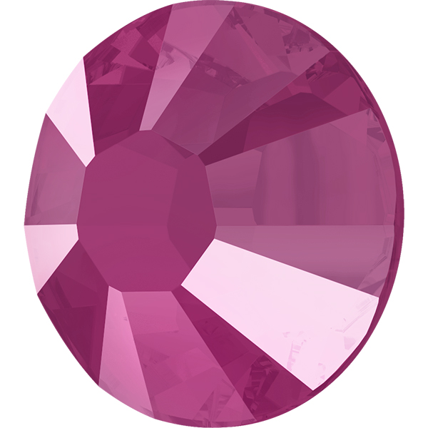 Swarovski 2038 XILION Rose Hotfix Crystal Peony Pink (Hotfix Transparent) SS10
