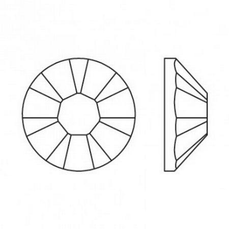 Dreamtime Crystal DC 2038 Hotfix Rhinestone Crystal Aurum SS10