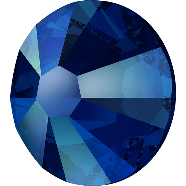 Swarovski 2058 XILION Rose Flat Back Cobalt Shimmer SS9