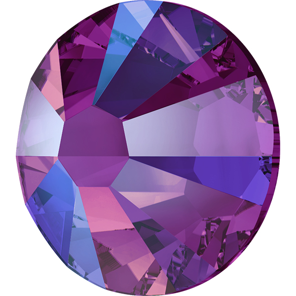 Swarovski 2058 XILION Rose Flat Back Fuchsia Shimmer SS5