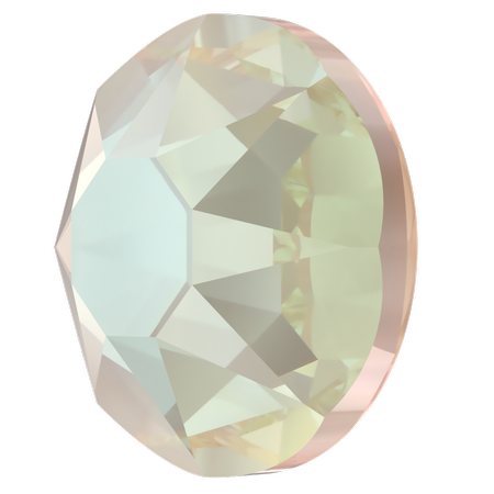 Swarovski 2078 XIRIUS Rose Hotfix Crystal Ivory Cream DeLite (Hotfix Transparent) SS16