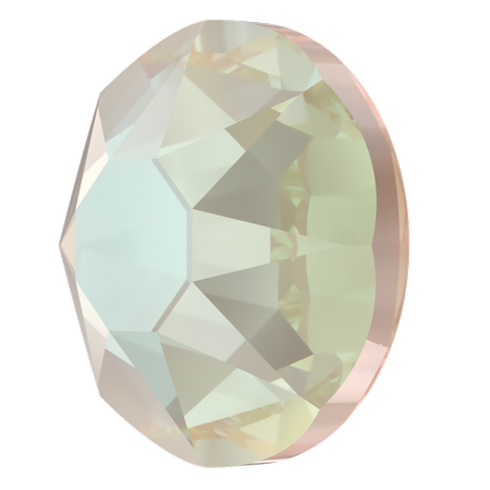 Swarovski 2078 XIRIUS Rose Hotfix Crystal Ivory Cream DeLite (Hotfix Transparent) SS34