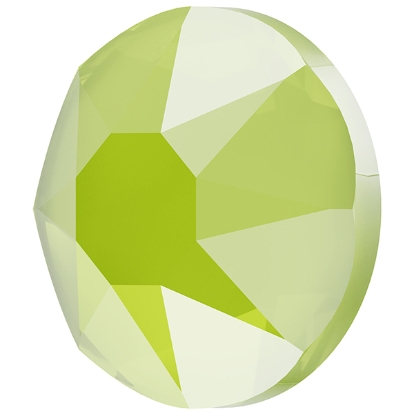 Swarovski 2078 XIRIUS Rose Hotfix Crystal Lime (Hotfix Transparent) SS16