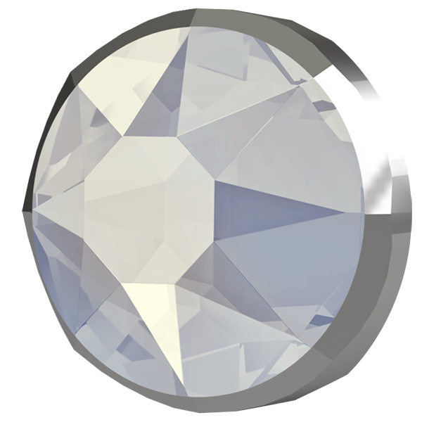 Dreamtime Crystal DC 2078/I Rimmed Hotfix White Opal / Light Chrome SS16