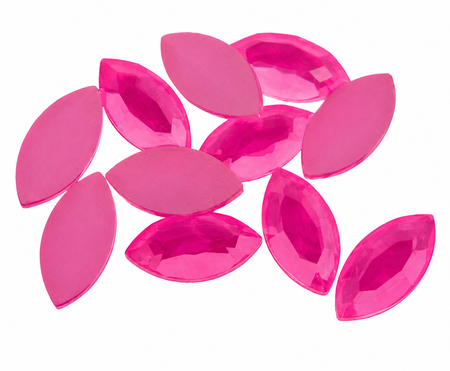 Dreamtime Crystal DC 2200 Navette Flat Back Crystal Electric Pink Ignite 8x4mm