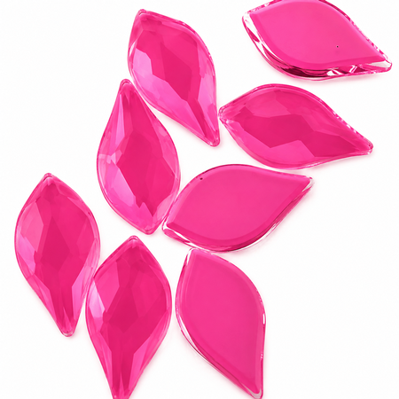 Dreamtime Crystal DC 2205 Flame Flat Back Crystal Electric Pink Ignite 10mm