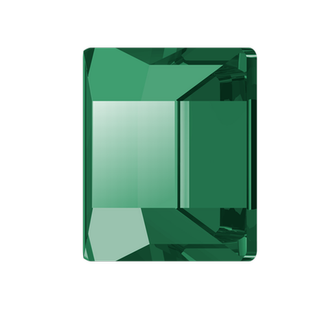 Swarovski 2400 Square Flat Back Emerald 3mm