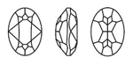 Swarovski 4120 Oval Fancy Stone Crystal Laguna DeLite 14x10mm