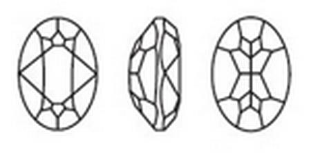 Dreamtime Crystal DC 4120 Oval Fancy Stone Montana 25x18mm
