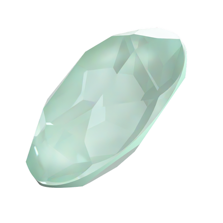 Swarovski 4120 Oval Fancy Stone Crystal Soft Mint Ignite 18x13mm
