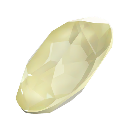 Swarovski 4120 Oval Fancy Stone Crystal Soft Yellow Ignite 14x10mm