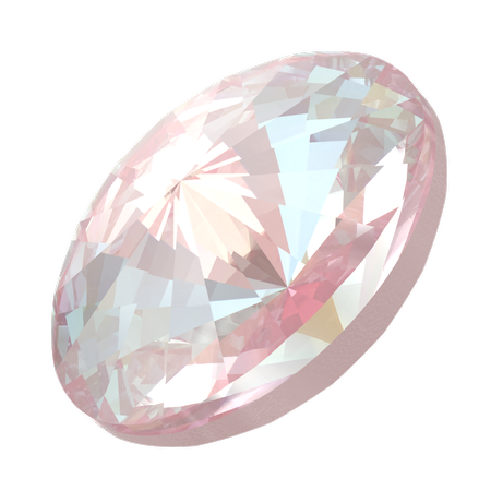 Swarovski 4122 Oval Rivoli Fancy Stone Crystal Dusty Pink DeLite 18x13.5mm