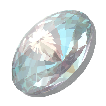 Swarovski 4122 Oval Rivoli Fancy Stone Crystal Serene Gray DeLite 18x13.5mm