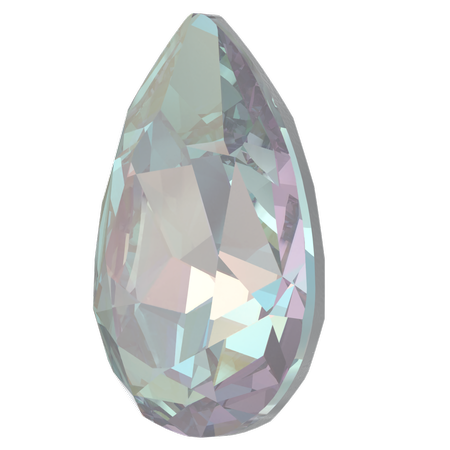 Swarovski 4320 Pear Shaped Fancy Stone Crystal Serene Gray DeLite 18x13mm