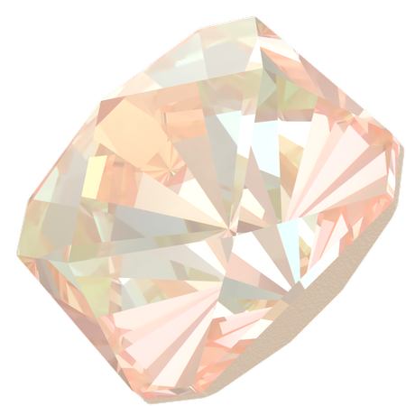 Swarovski 4499 Kaleidoscope Square Fancy Stone Crystal Ivory Cream DeLite 20mm