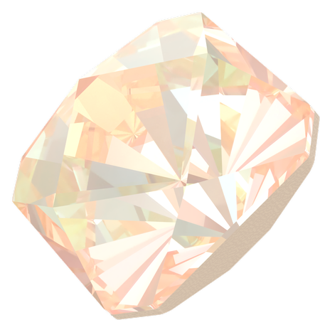 Swarovski 4499 Kaleidoscope Square Fancy Stone 6mm Crystal Ivory Cream DeLite