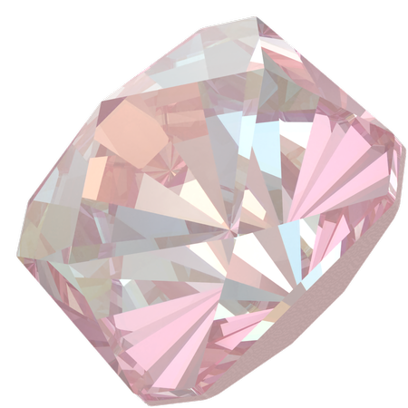 Swarovski 4499 Kaleidoscope Square Fancy Stone 6mm Crystal Dusty Pink DeLite