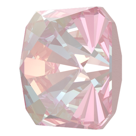Swarovski 4499 Kaleidoscope Square Fancy Stone 6mm Crystal Dusty Pink DeLite