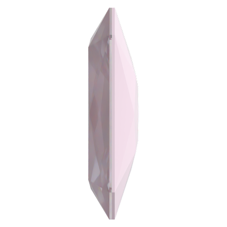 Swarovski 4627 Large Rectangle Octagon Fancy Stone Crystal Soft Rose Ignite 27x18.5mm