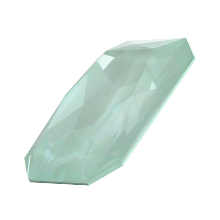 Swarovski 4627 Large Rectangle Octagon Fancy Stone Crystal Soft Mint Ignite 27x18.5mm