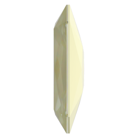 Swarovski 4627 Large Rectangle Octagon Fancy Stone Crystal Soft Yellow Ignite 27x18.5mm