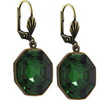 Empty Jewelry Earrings Setting for Dreamtime Crystal 4678 14 mm. Pair.