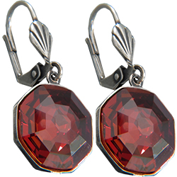 Empty Jewelry Earrings Setting for Dreamtime Crystal 4678 14 mm. Pair.