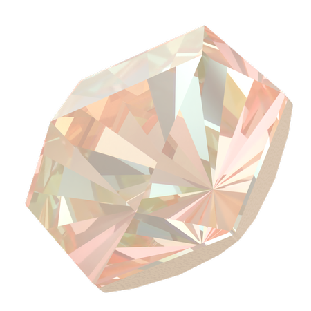 Swarovski 4699 Kaleidoscope Hexagon Fancy Stone Crystal Ivory Cream DeLite 6x6.9mm 