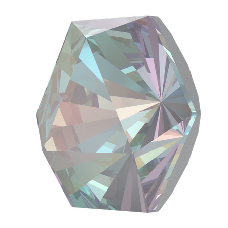 Swarovski 4699 Kaleidoscope Hexagon Fancy Stone Crystal Serene Gray DeLite 6x6.9mm 