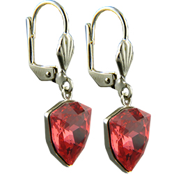 Empty Jewelry Earrings Setting for Dreamtime Crystal 4706 12 mm. Pair.