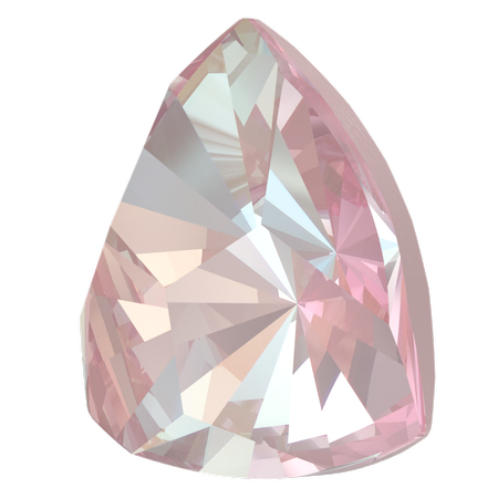 Swarovski 4799 Kaleidoscope Triangle Fancy Stone Crystal Dusty Pink DeLite 9.2x9.4mm 