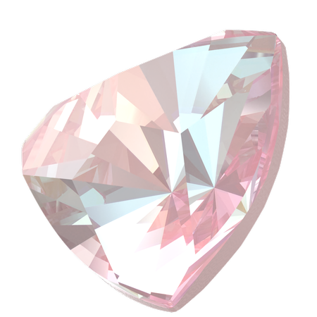 Swarovski 4799 Kaleidoscope Triangle Fancy Stone Crystal Dusty Pink DeLite 9.2x9.4mm 