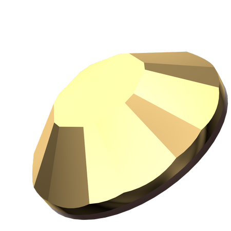 Dreamtime Crystal DC 2038 Hotfix Rhinestone Crystal Aurum SS6