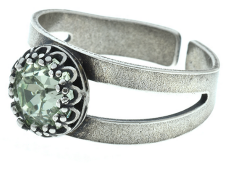 39ss Crown open back setting Double rows Adjustable ring base