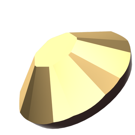 Dreamtime Crystal DC 2038 Hotfix Rhinestone Crystal Aurum SS10