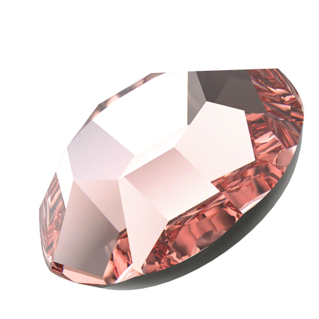 Swarovski 2000 Rose Flat Back Rose Peach SS3