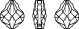 Swarovski 5058 Baroque Bead Crystal 10mm